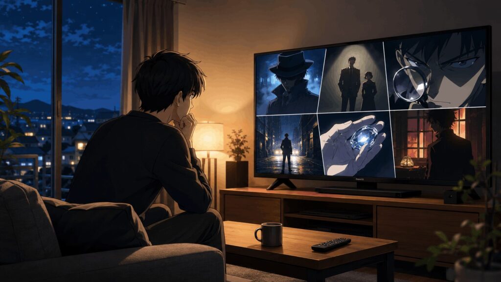 名探偵コナンのアニメで見るべき回をテレビで選ぶ視聴イメージ