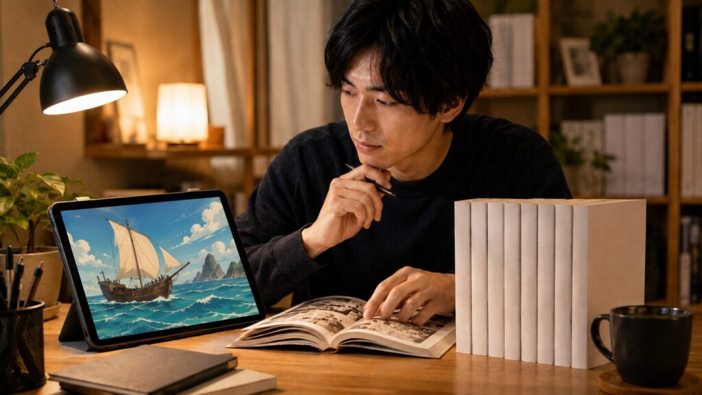 ワンピースのアニメと原作漫画を比較してアニメオリジナル回を確認するイメージ