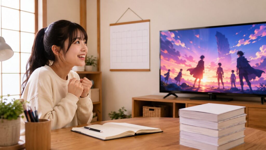 僕の心のヤバイやつ第3期の放送を楽しみに待つ日本人女性