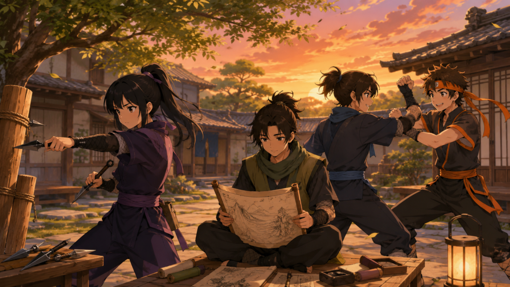 BORUTOのアニメオリジナルで描かれる忍者たちの修行と仲間の日常