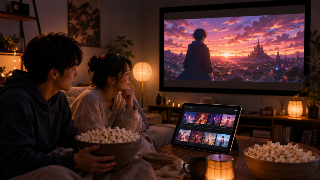 ヘタリアの劇場版と追加エピソードを見る順番を考える鑑賞風景