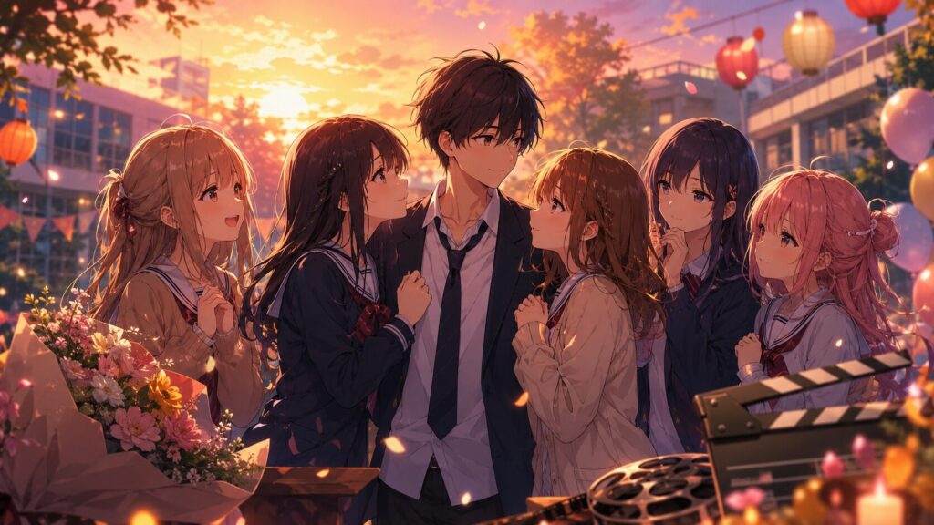 五等分の花嫁の映画完結編をイメージした学園祭の男女