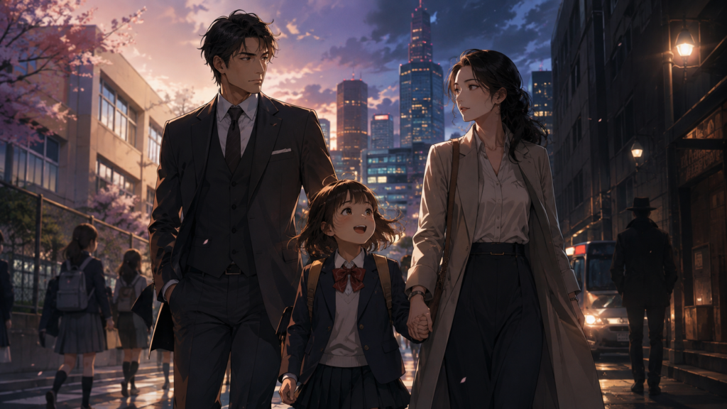 スパイファミリー4期の家族と今後の物語をイメージした場面